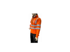 Welsh Shearing Long Back Hoodie Hi-Vis with Half Zip