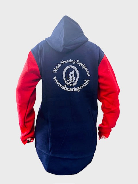 Welsh Shearing Long Back Hoodie