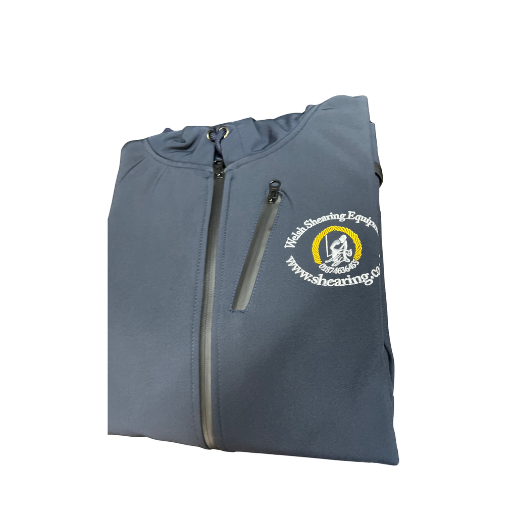 Welsh Shearing Soft Shell Long Back Hoodie - Full Zip