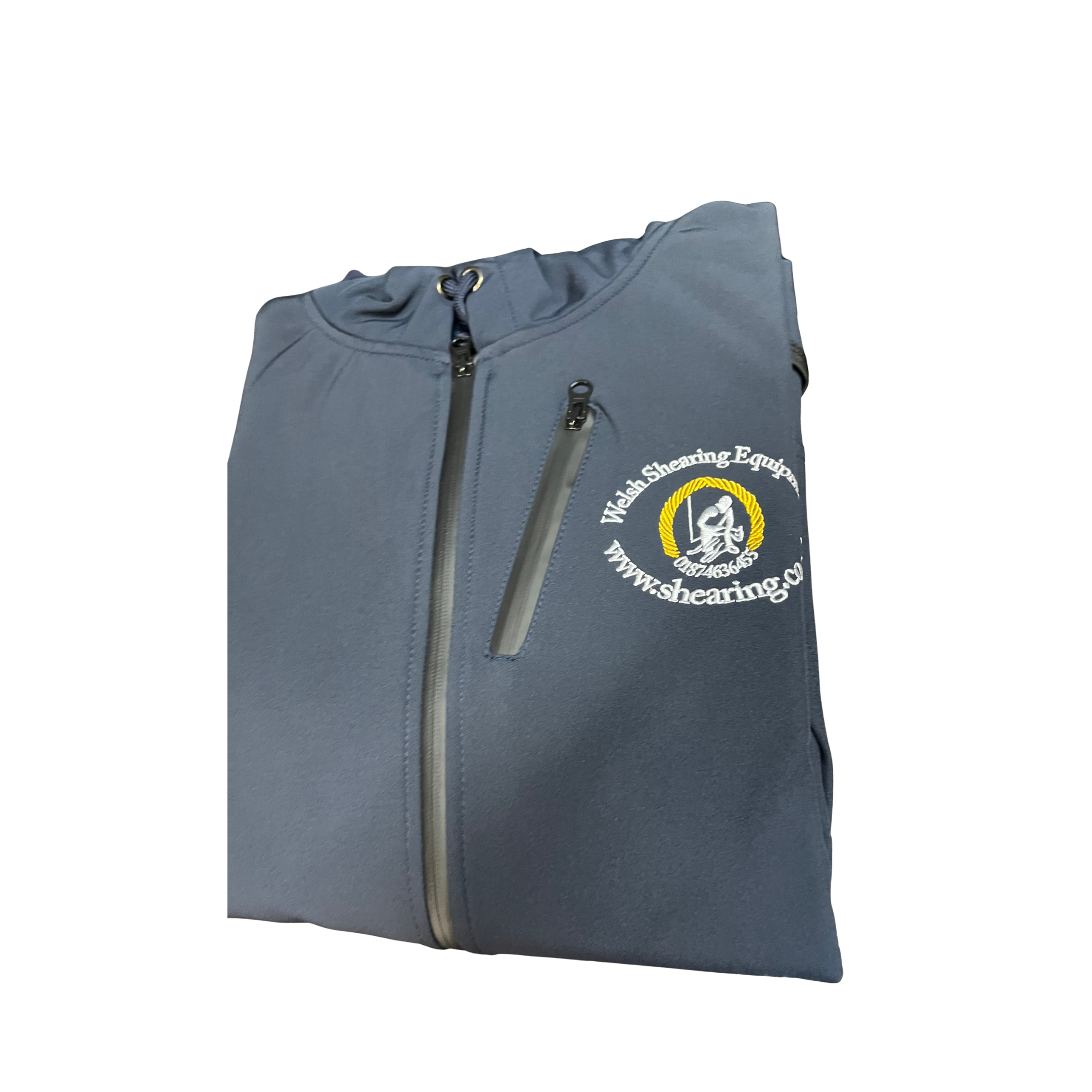 Welsh Shearing Soft Shell Long Back Hoodie - Full Zip