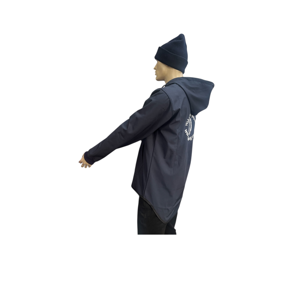 Welsh Shearing Soft Shell Long Back Hoodie - Full Zip